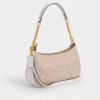 Coach Eliza Signature Canvas Shoulder Bag ~ Chalk Multi